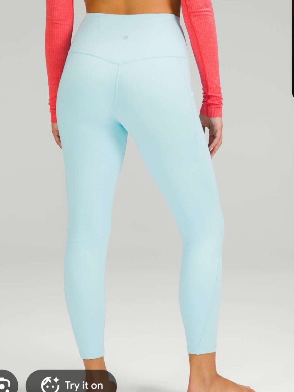 lululemon athletica Light Blue High-Rise Leggings